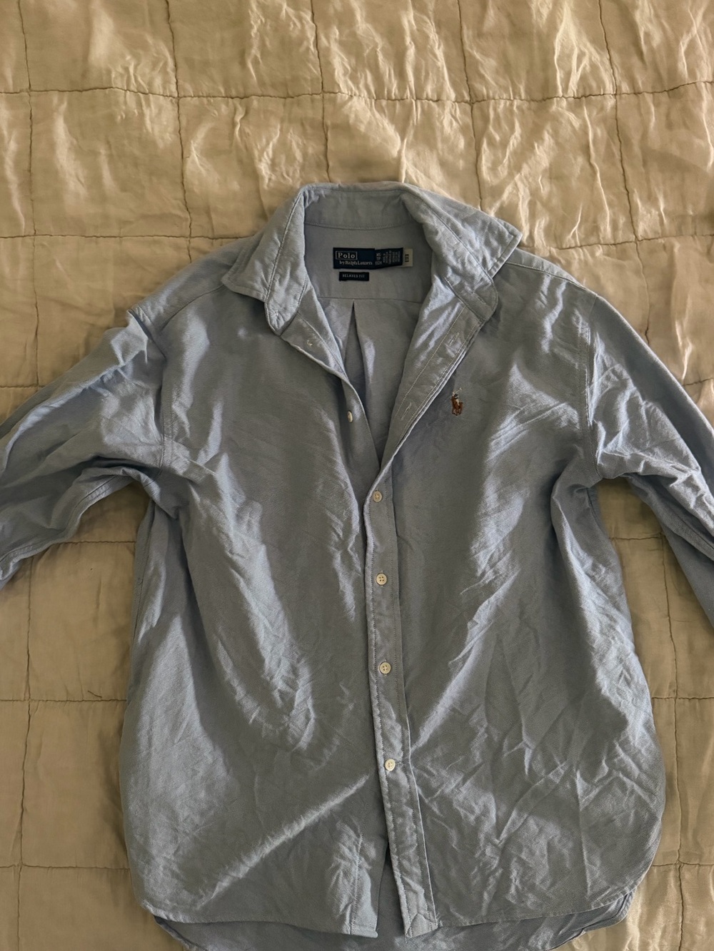 VGUC Polo by Ralph Lauren Light Blue Oxford Button-Down Shirt